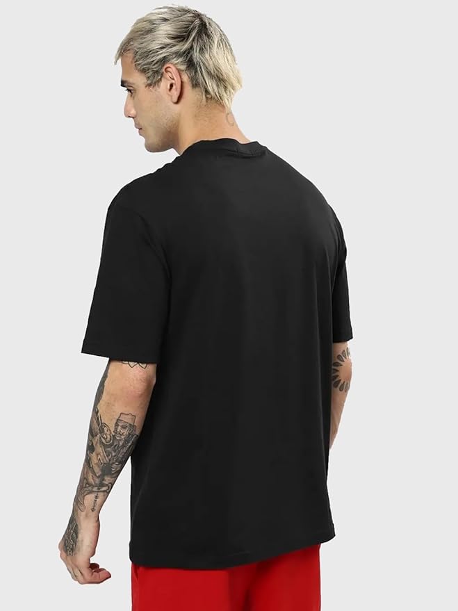 Bewakoof Men's Cotton Oversized Fit T-Shirt
